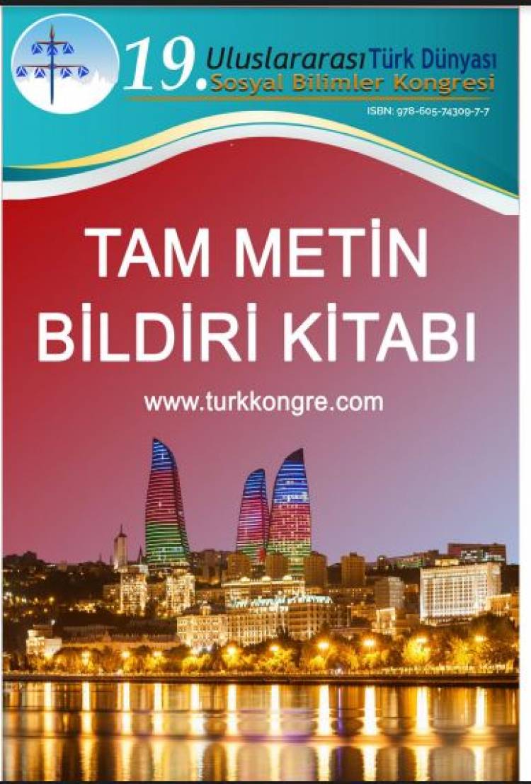 19. Uluslararası Türk Dünyası Sosyal Bilimler Kongresi Bildiri Kitapları